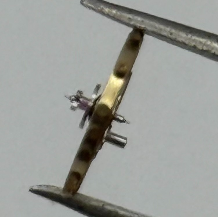 ETA 761 1201 Balance Wheel Complete And Spring 145 Watch Movement Parts NOS