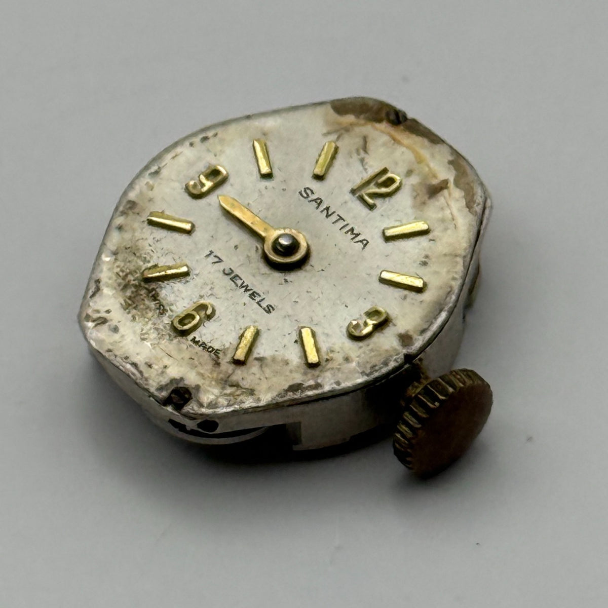 Ronda 511P Watch Movement Running Santima 17J Swiss Manual Wind Parts 15.2mm