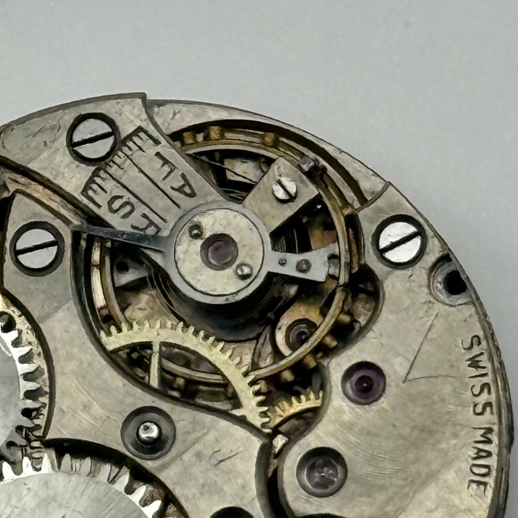 Unidentified Watch Movement Swiss Made Manual Wind Vintage Parts Repair 22.4mm