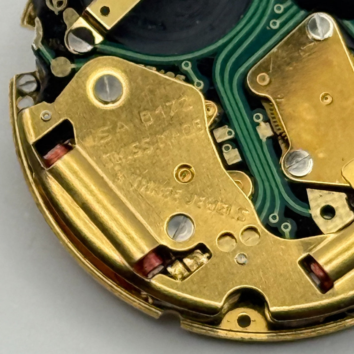 ISA 8172 Watch Movement - Quartz Date 3 Jewels - For Parts / Repair - 26.1mm