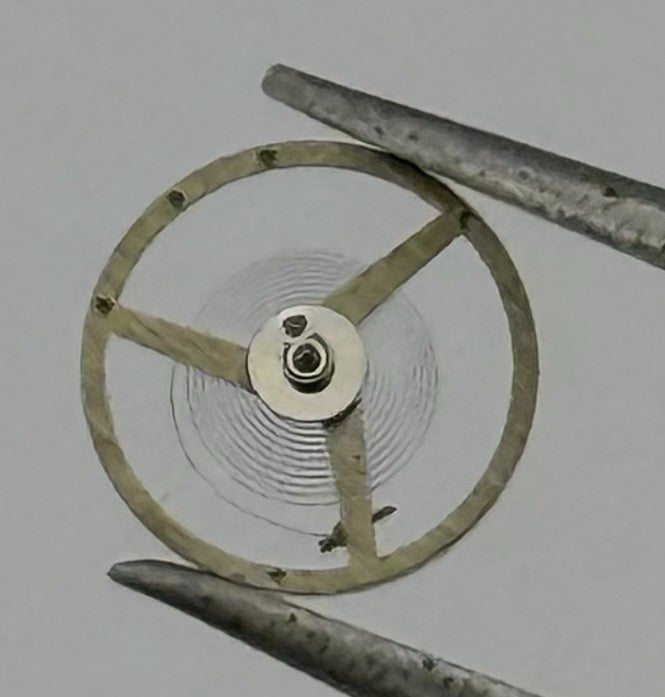 FHF 59-21 Balance Wheel Complete And Spring Renata 1353 Watch Movement Parts NOS