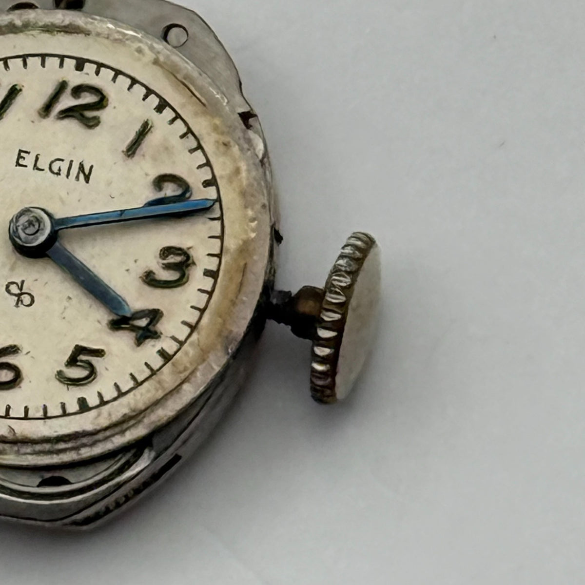 Elgin 702 Watch Movement 17 Jewels American Manual Wind Parts Repair 13.2mm