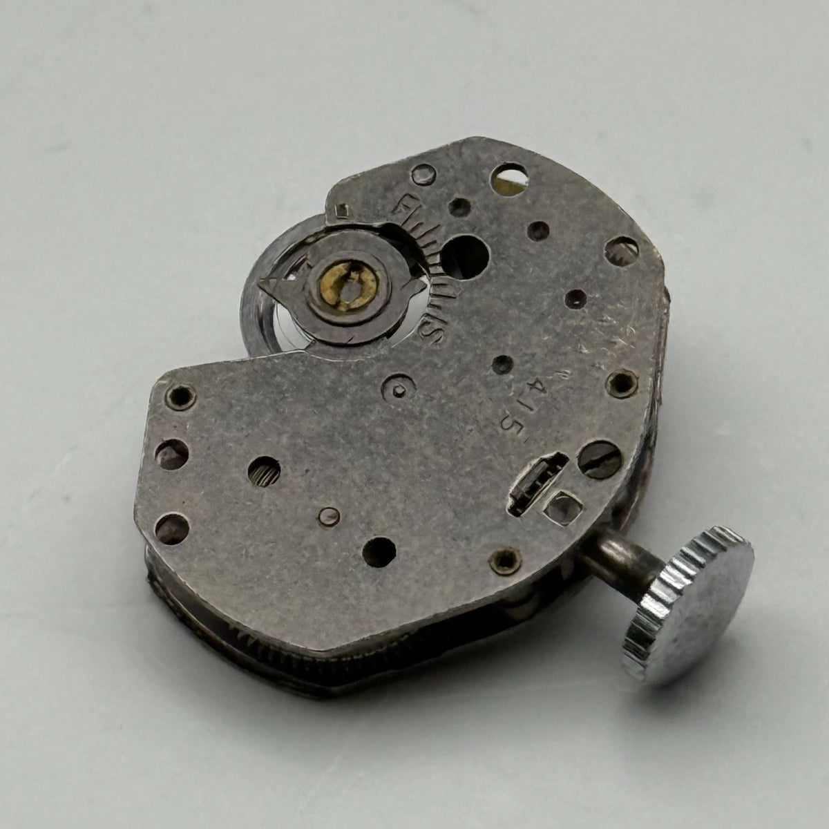 Timex 415 Watch Movement Great Britain Manual Wind Vintage Parts Repair 18.4mm