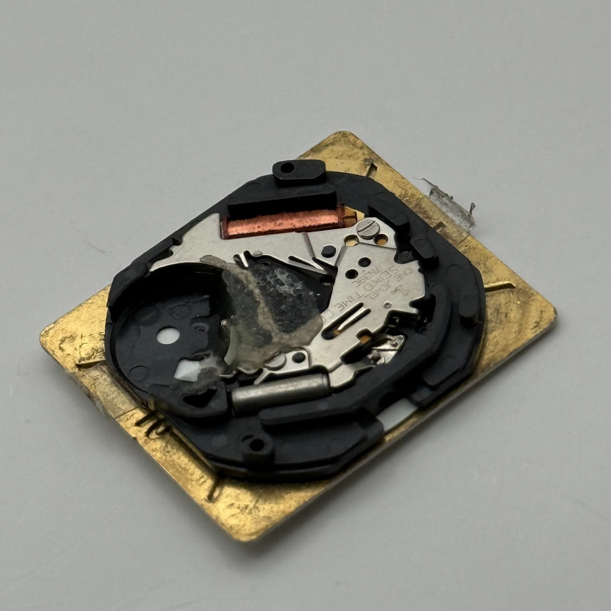 Seiko 7N39-6B68 Watch Dial Presage Rectangular White Spare Parts Repair 21.9mm