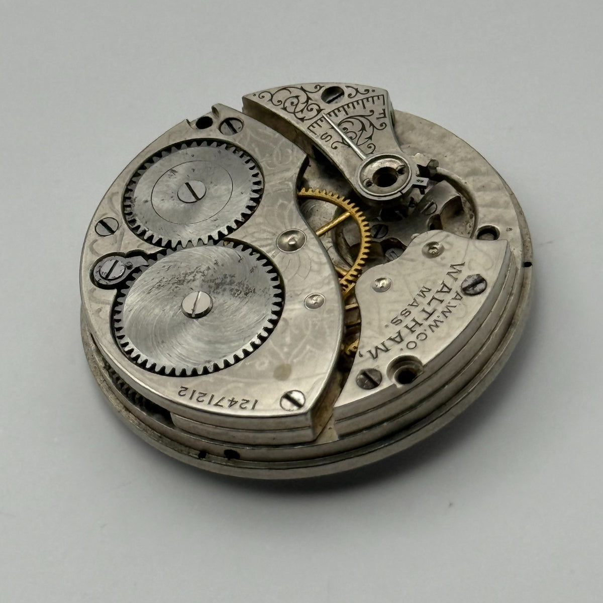 Waltham Grade 110 Watch Movement Model 1900 American Antique 0s Parts Repair