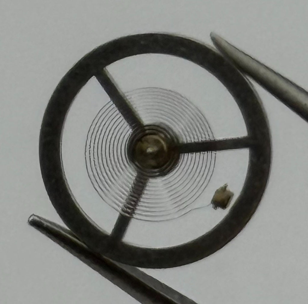 E.S. 50 Balance Wheel Complete And Spring 12’’’ 1400 Watch Movement Parts NOS