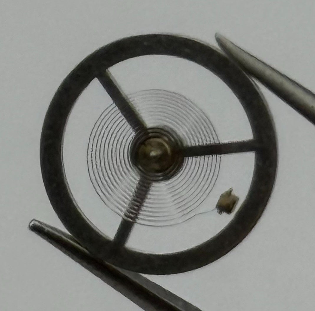 E.S. 50 Balance Wheel Complete And Spring 12’’’ 1400 Watch Movement Parts NOS