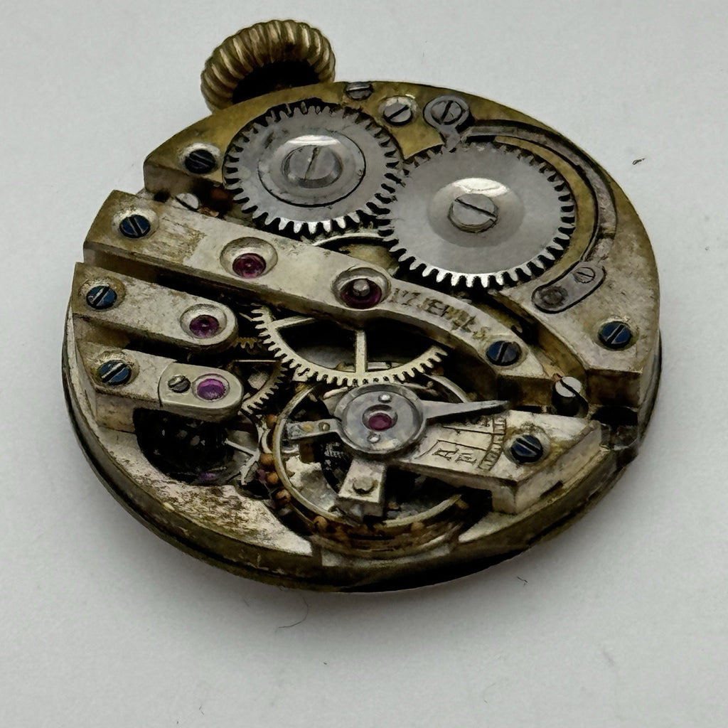 Unidentified High Grade Watch Movement - 17 Jewels - For Parts / Repair - 24.9mm