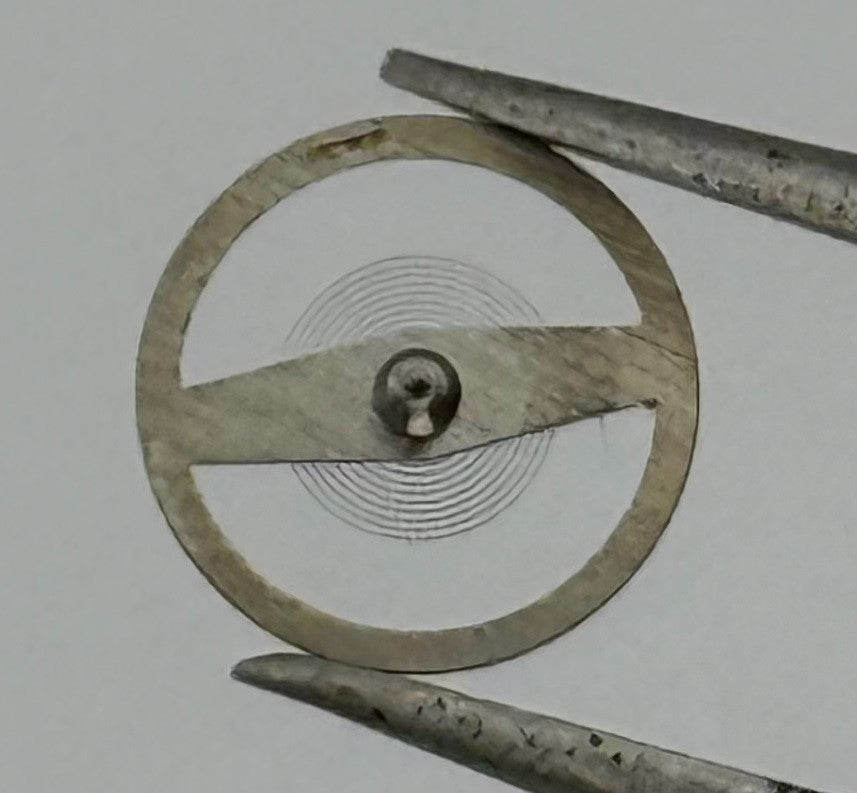RL 9013 Balance Wheel Complete And Spring Ronda Watch Movement Parts Vintage NOS
