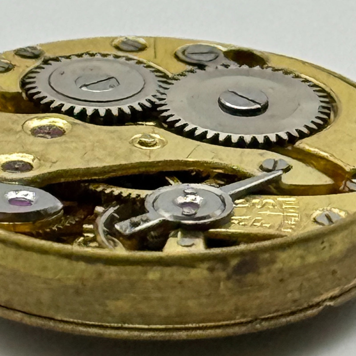 Felsa 107 Watch Movement Swiss Manual Wind Vintage Parts Repair 19.7mm