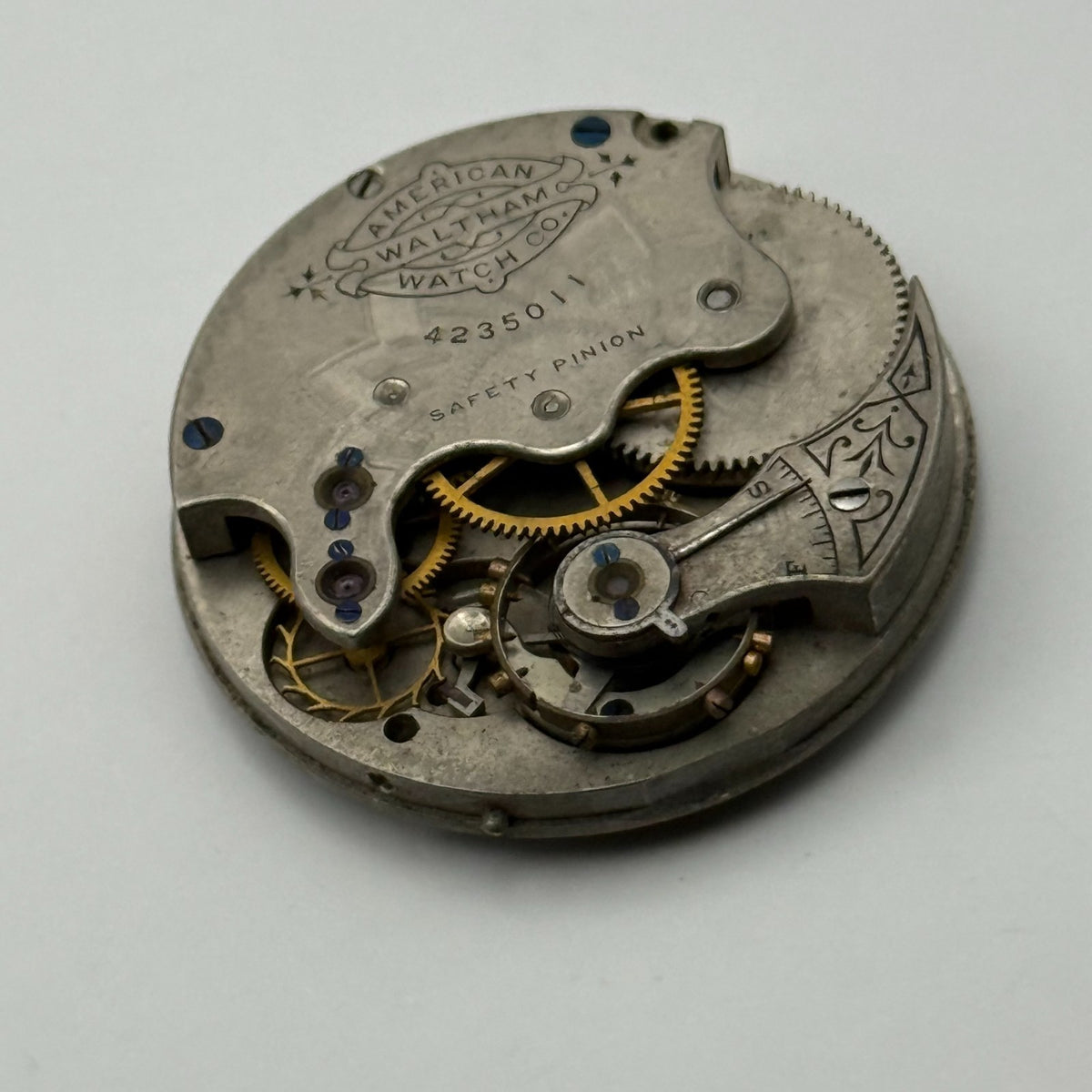 Waltham Grade F Watch Movement Seaside Quality Model 1882 U.S.A. 1s Parts Repair