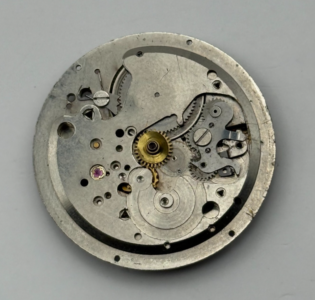 Rego 272 Watch Movement - R.A. Lapanouse 7 Jewels - For Parts / Repair - 27mm