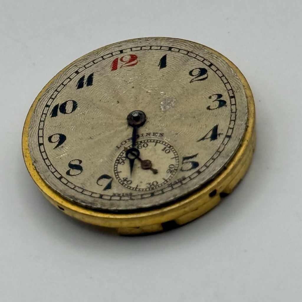 Longines 10.42 Watch Movement - Sub Seconds - For Parts / Repair - 22.4mm