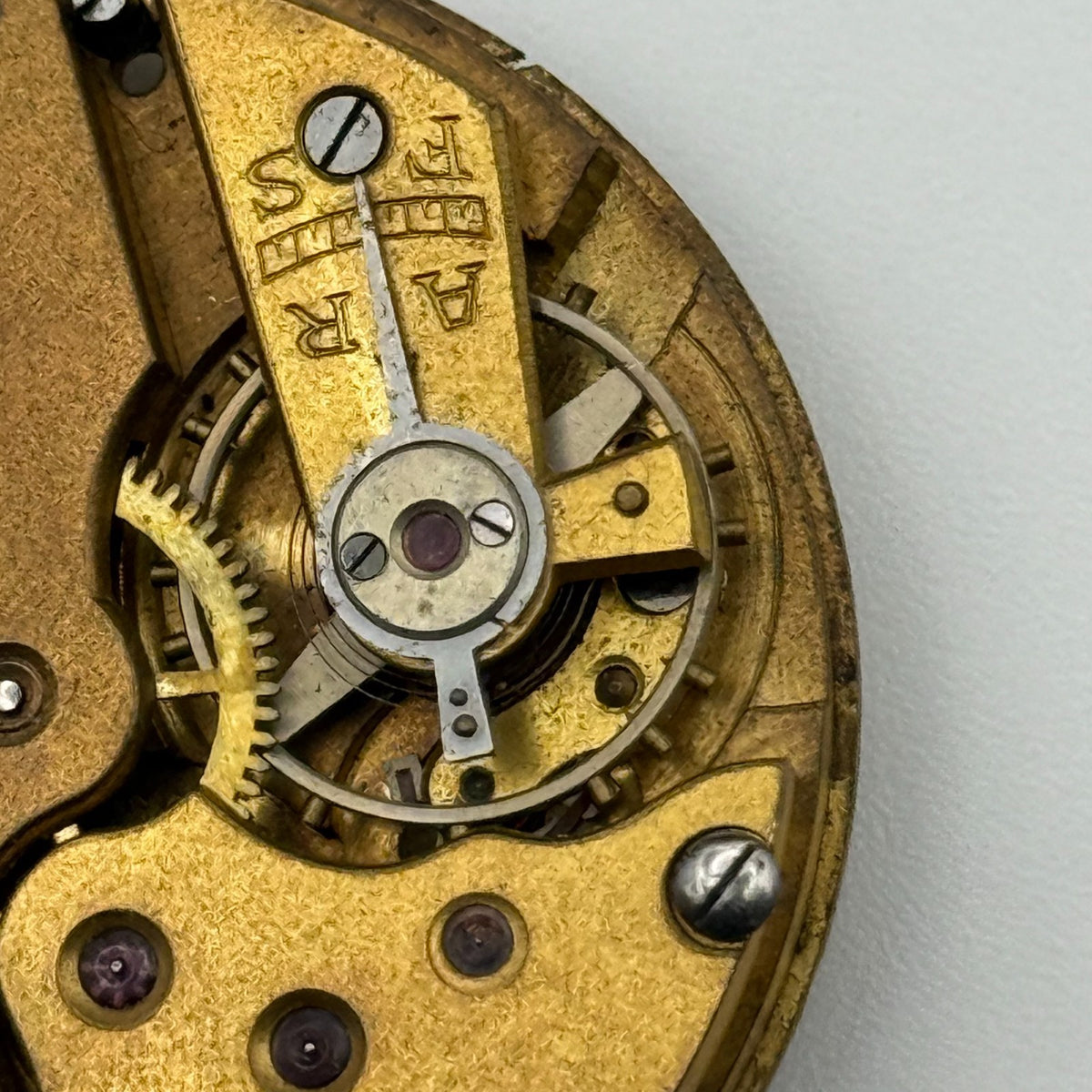 Swiss Lever Pocket Watch Movement - Unidentified - Parts / Repair - 40.1mm