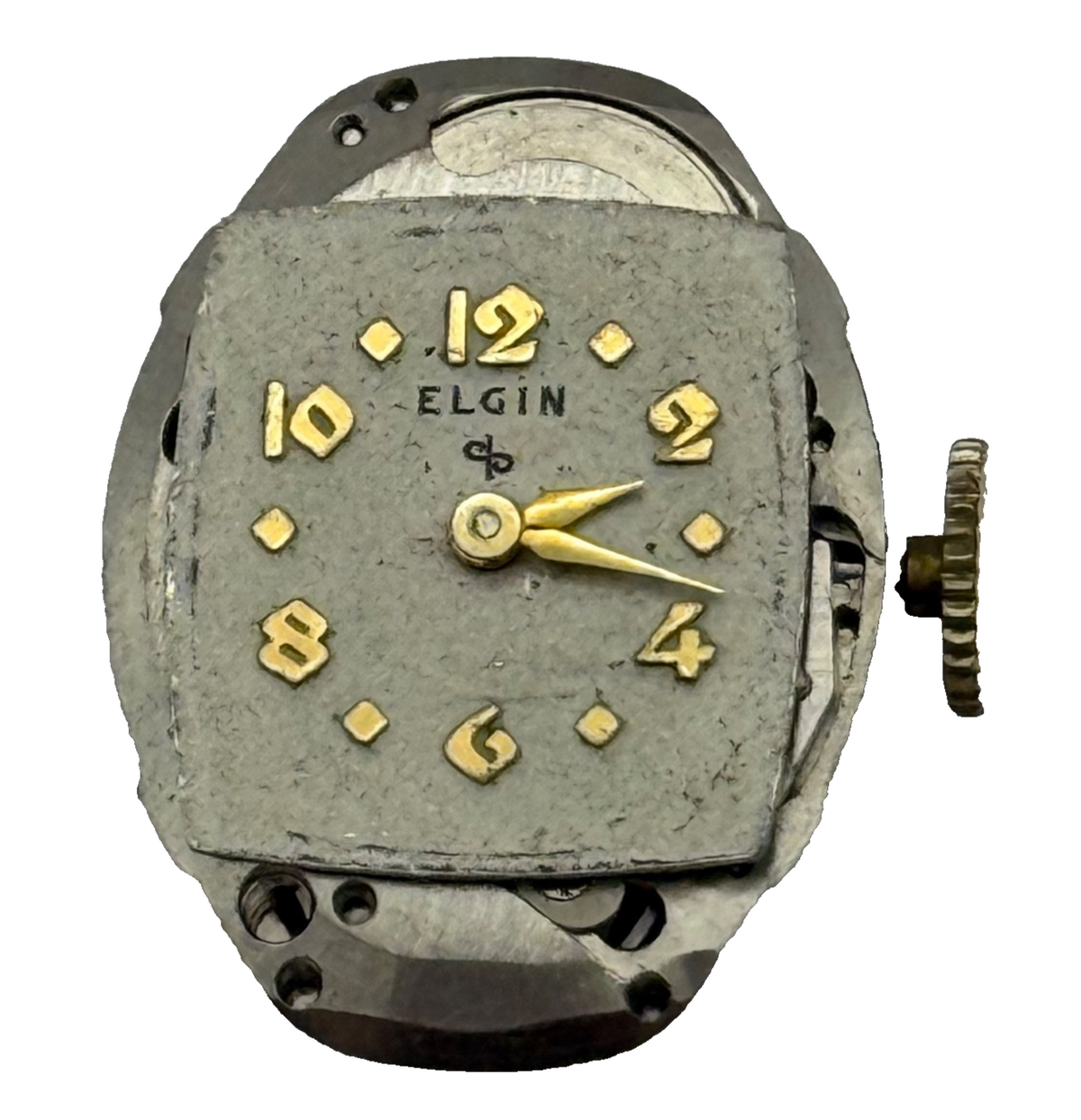 Elgin 662 Watch Movement - 17 Jewels USA American - For Parts / Repair - 14.3mm