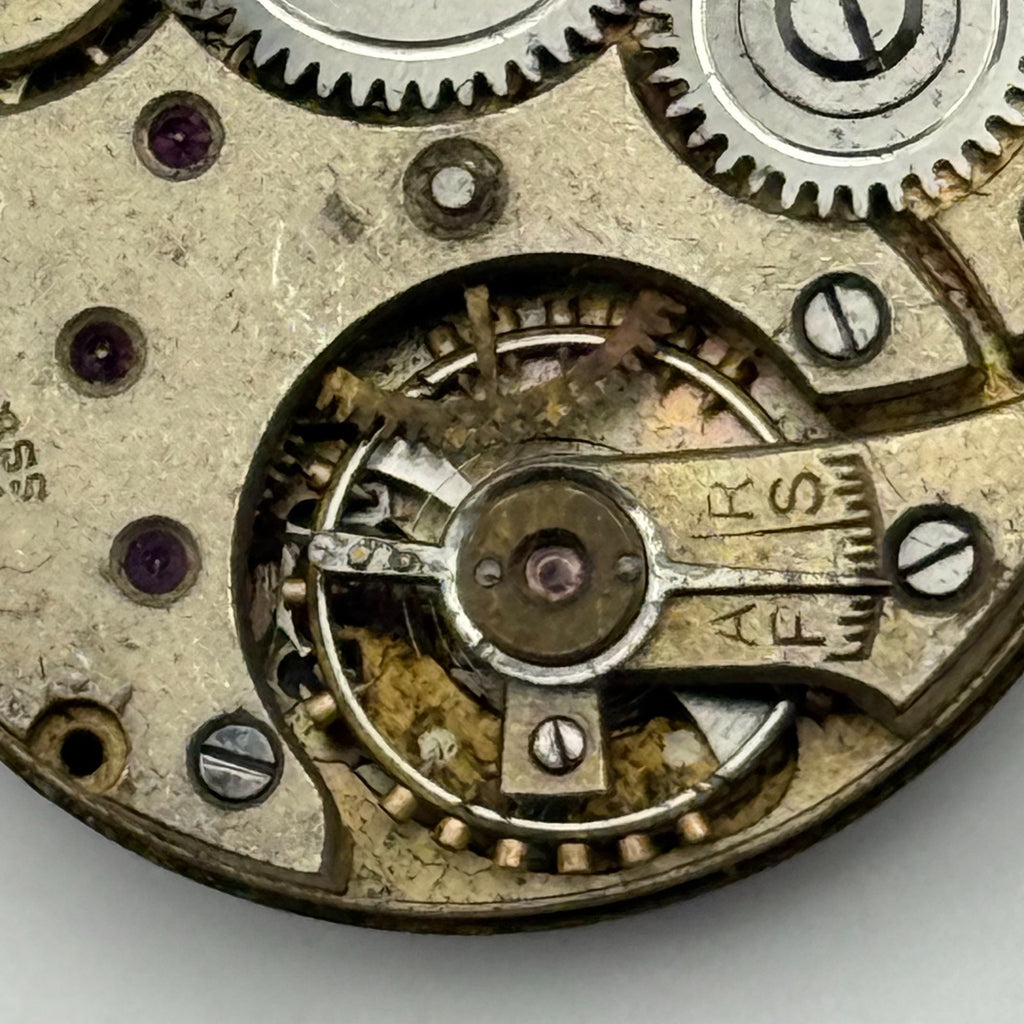 Stauffer S S & Co Trench Watch Movement - For Parts / Repair - 24.4mm