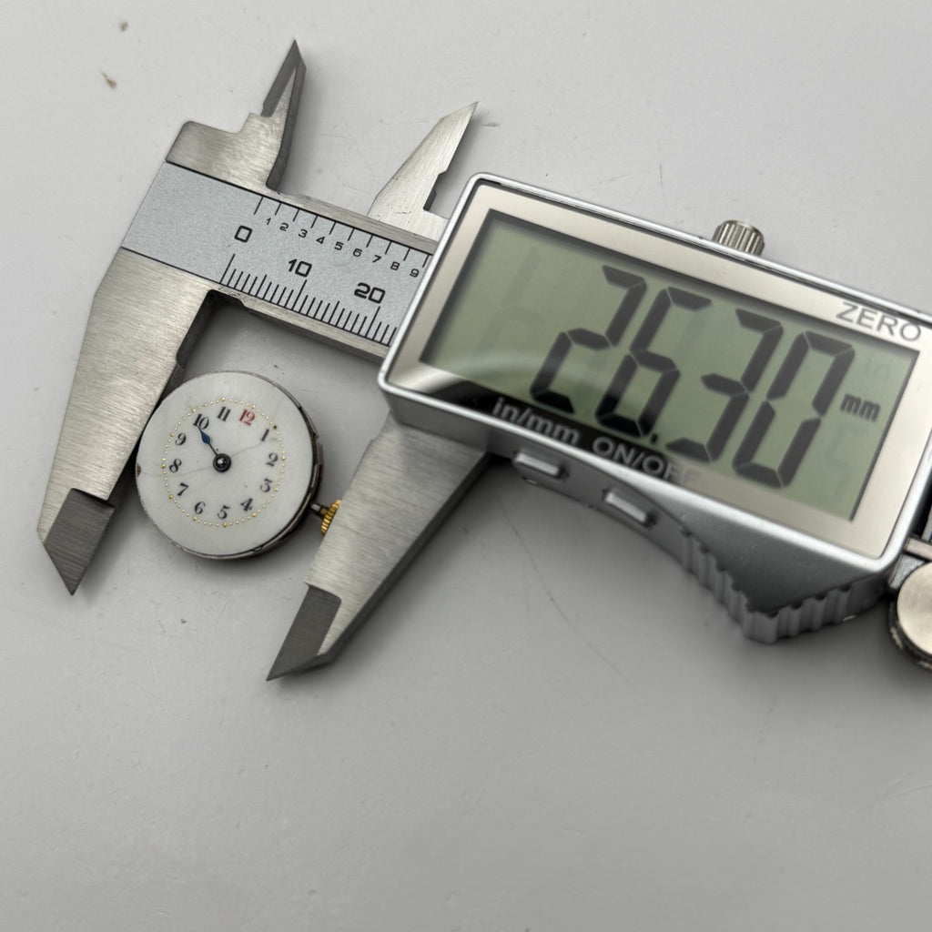 Unidentified Watch Movement Swiss Made Manual Wind Vintage Parts Repair 22.4mm