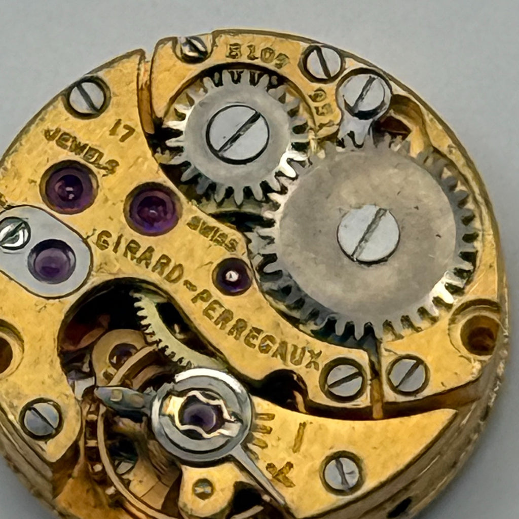 Girard Perregaux 5109 951 Watch Movement Ladies 17 Jewels Manual Parts 13.7mm