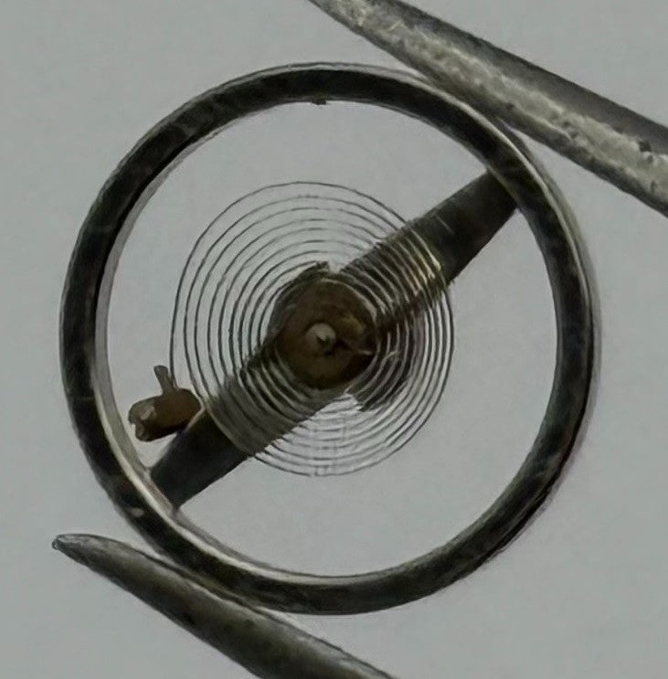 Oris 380 Balance Wheel Complete And Spring 6¾-8''' 398 Watch Movement Parts NOS