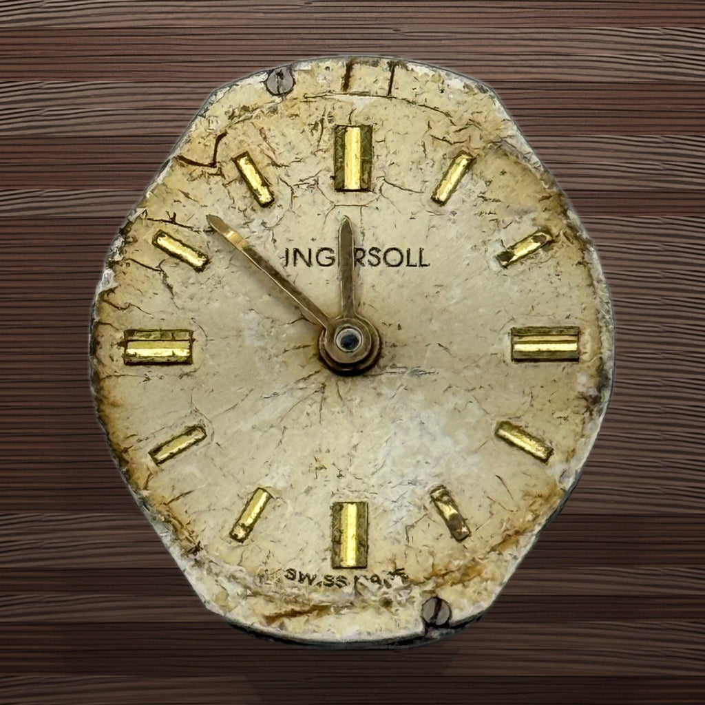 Ingersoll 1 Jewel Watch Movement - For Parts / Repair - 15.3mm