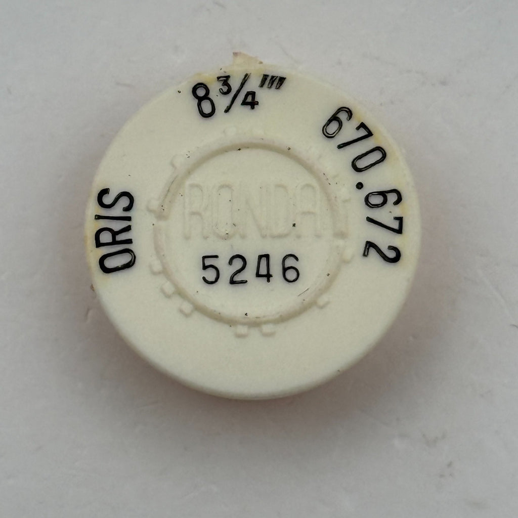 Oris 670 672 Balance Wheel Complete And Spring 8¾’’’ 5246 Watch Movement Parts
