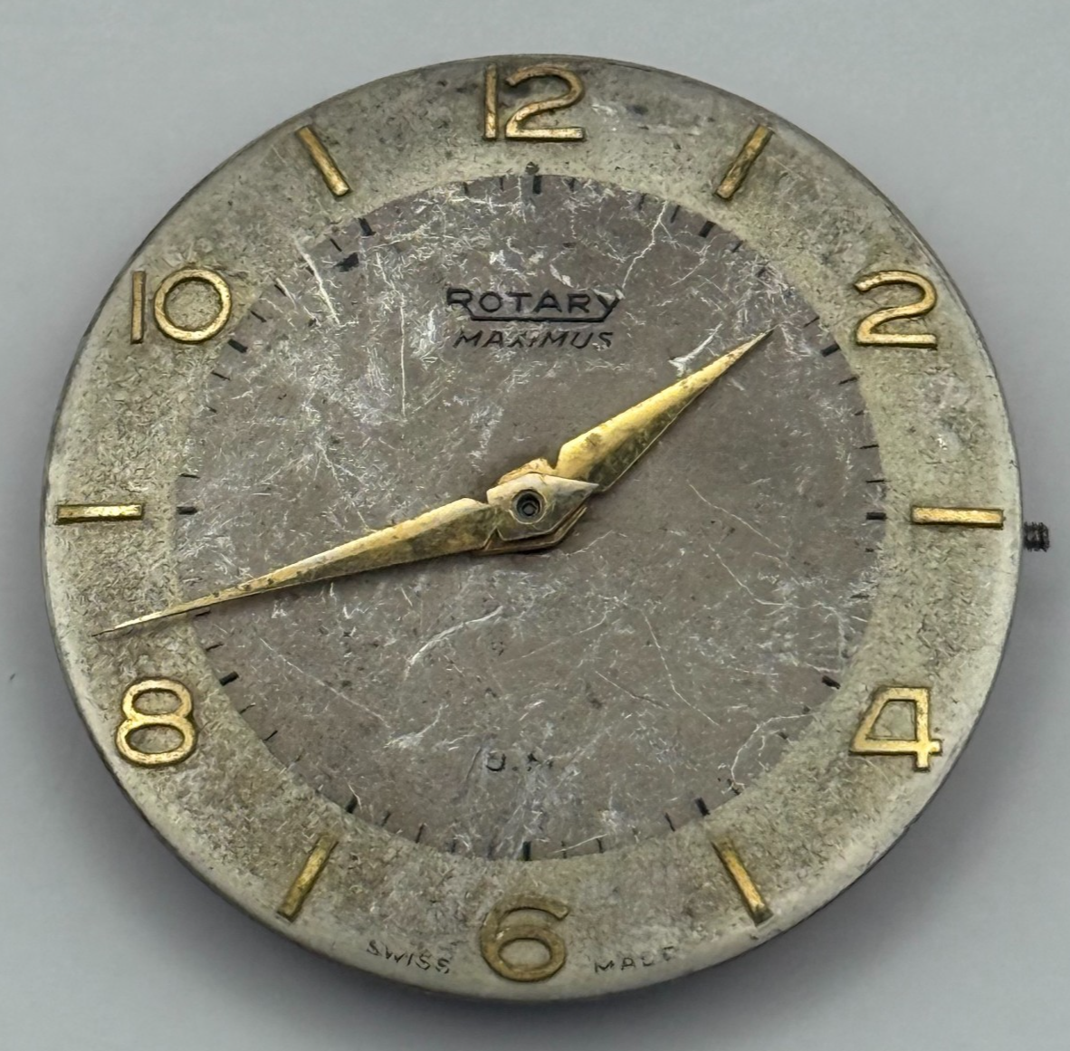Rotary Maximus Revue 76 Watch Movement Good Balance Manual Wind Parts 26.9mm