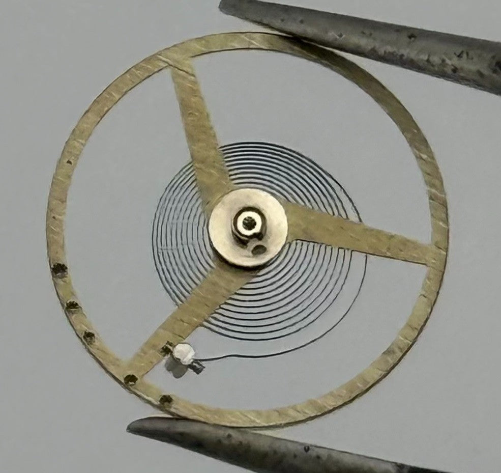 FHF 81 Balance Wheel Complete And Spring 10½’’’ 1503 M Watch Movement Parts NOS