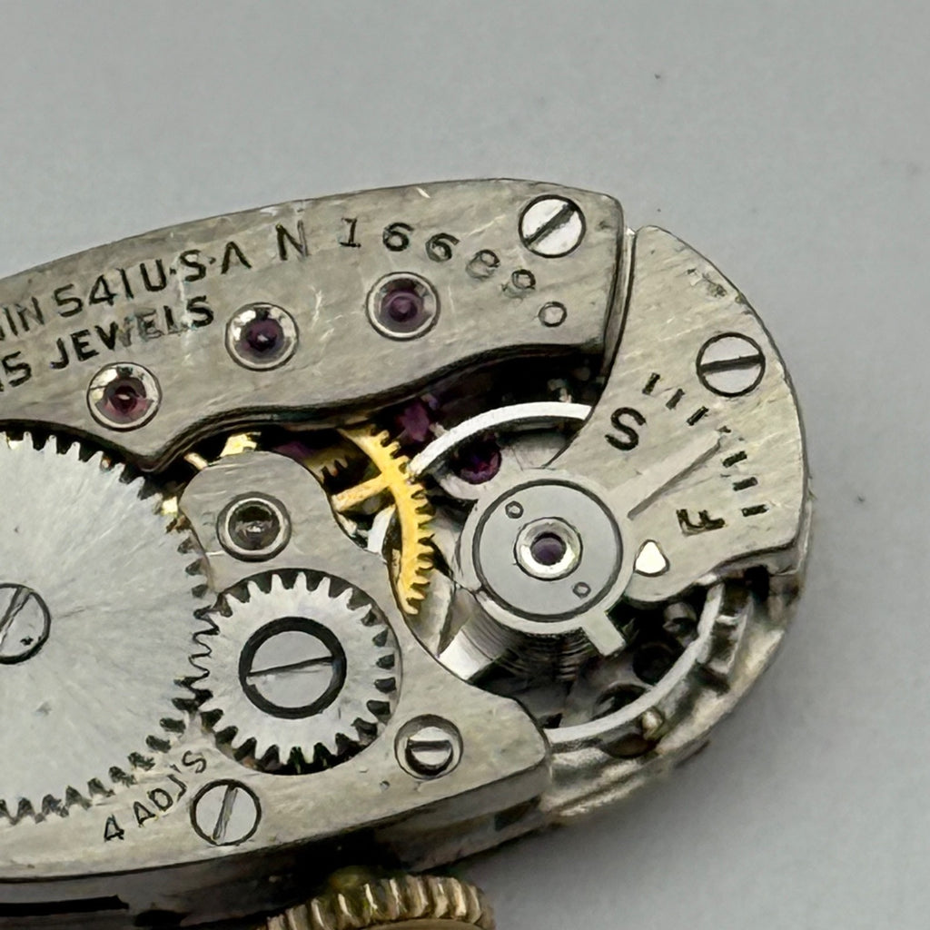 Elgin Grade 541 Model 2 Watch Movement 1951  American Parts Repair Ladies 21/0s