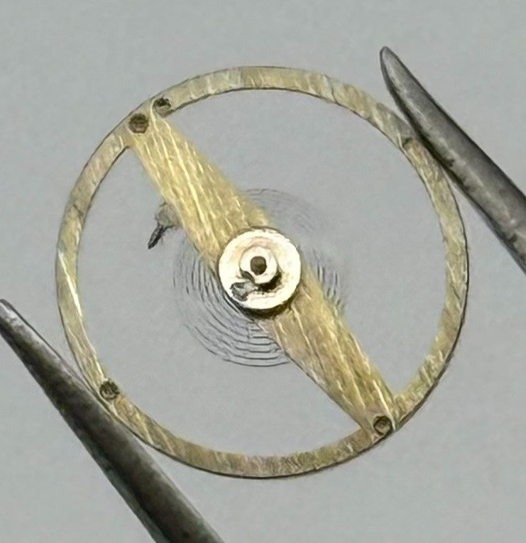 Amida 580 585 Balance Wheel Complete And Spring Renata 1389 Watch Movement Parts