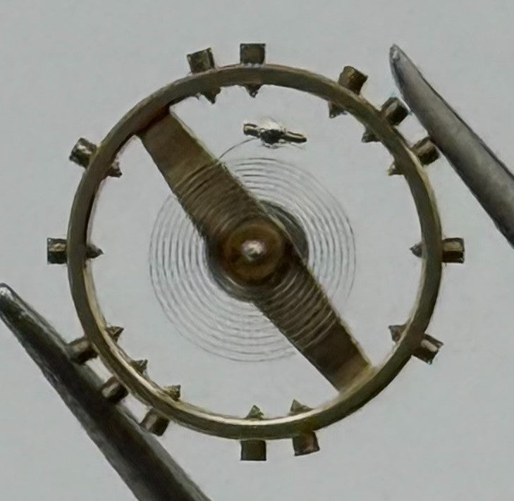 AV 120 Balance Wheel Complete And Spring 6¾-8’’’ 485 Watch Movement Parts NOS