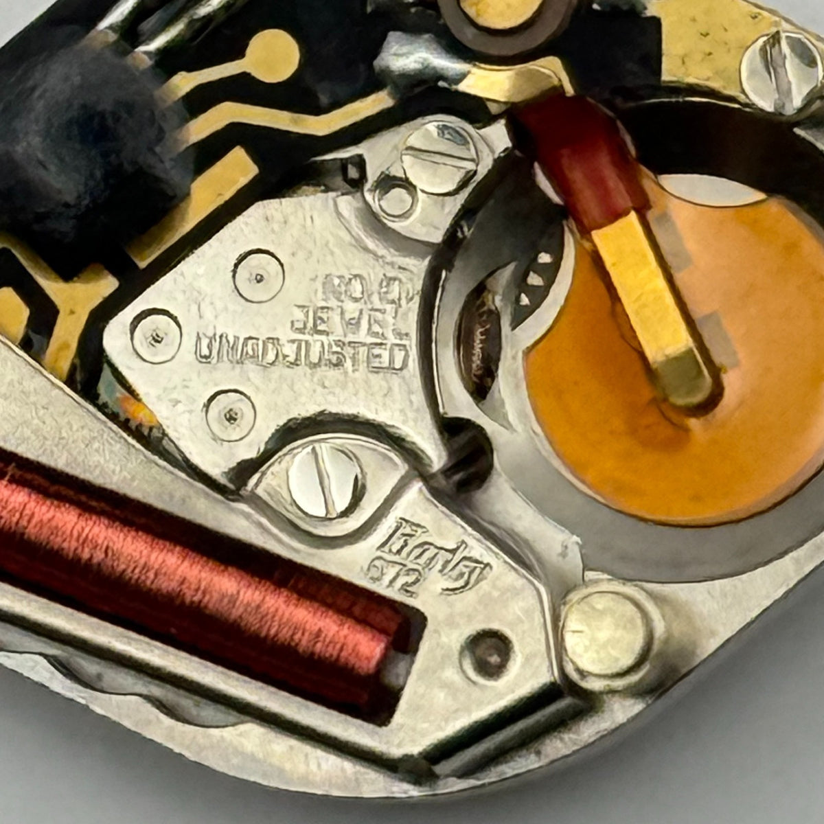 Harley 672 Watch Movement Quartz Swiss Untested Parts Repair Spares 15.3mm