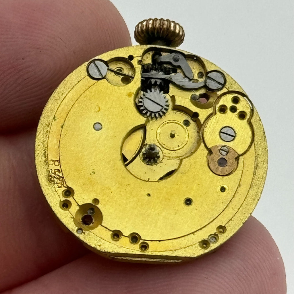 Enicar Trench Watch Movement - Rare Antique - For Parts / Repair - 23.6mm