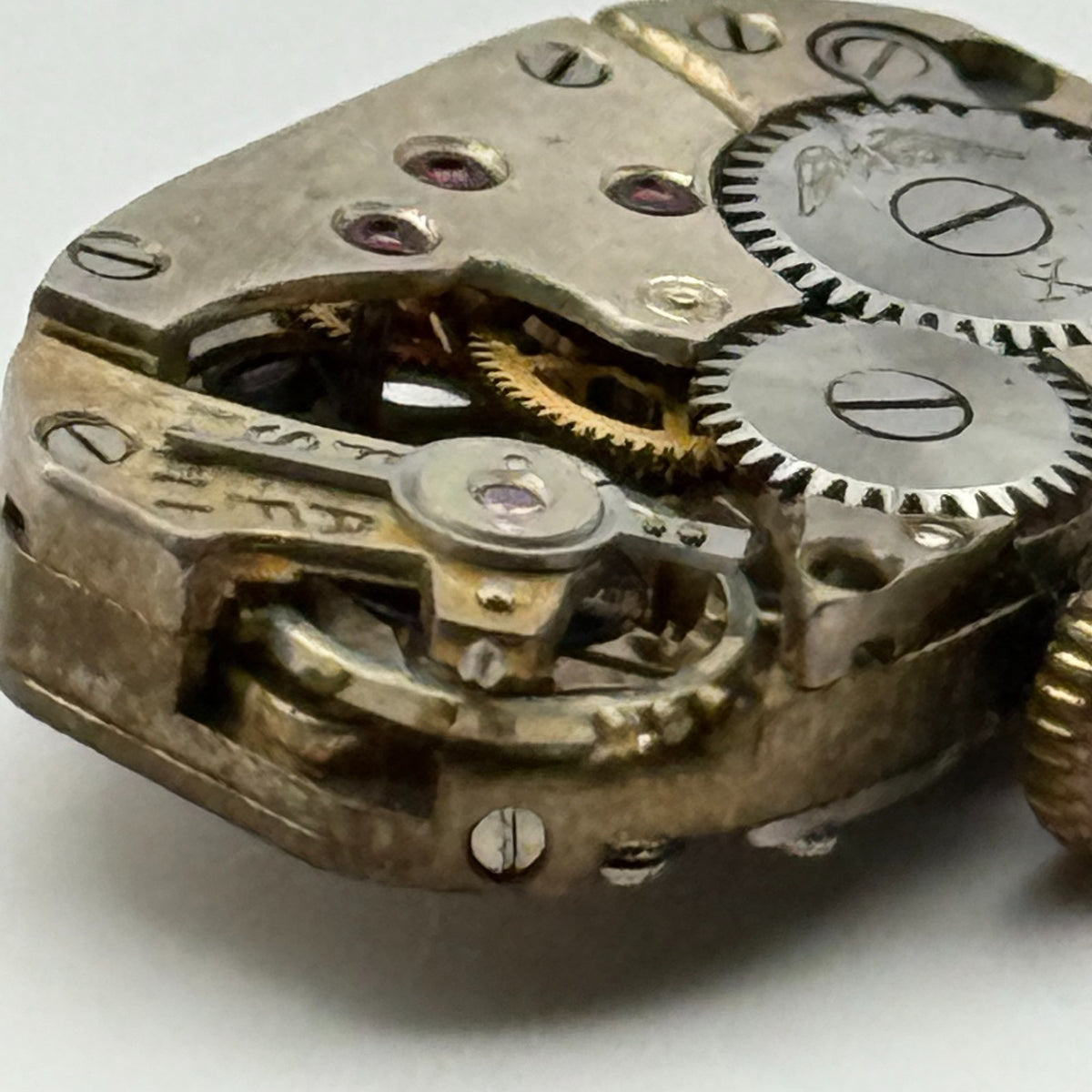 Peseux Watch Movement 15 Jewels Swiss Manual Wind Vintage Parts Repair 12.5mm