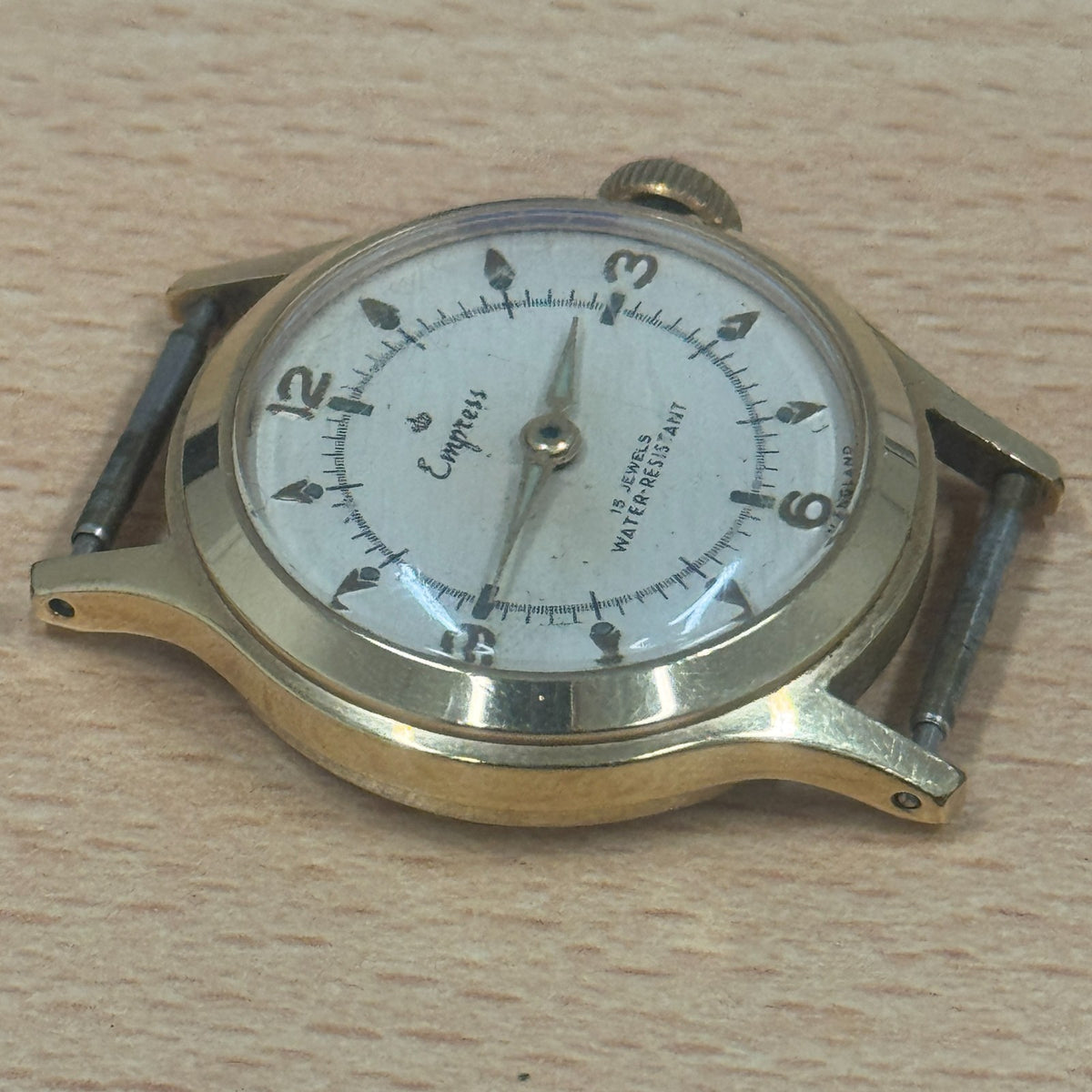 Vintage Empress Men's Watch - Made in England - Spares / Repairs - 31mm