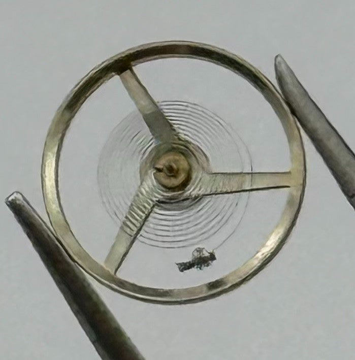 FHF 59-21 Balance Wheel Complete And Spring Renata 1353 Watch Movement Parts NOS