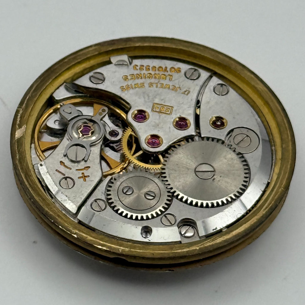 Longines 284 Watch Movement - 17 Jewels - For Parts / Repair - 30.5mm