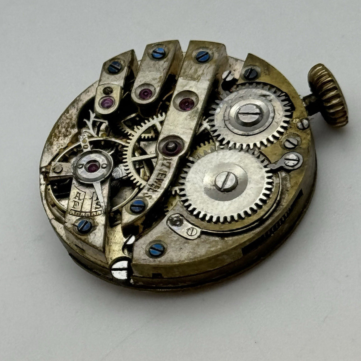 Unidentified High Grade Watch Movement - 17 Jewels - For Parts / Repair - 24.9mm