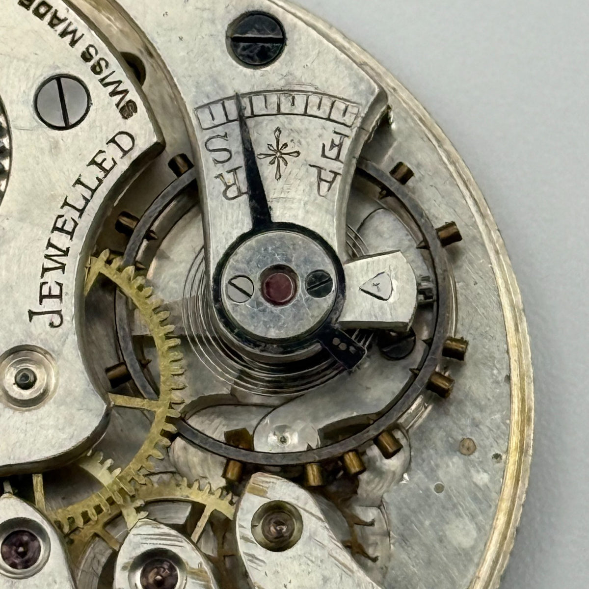 Thomas Russell & Son ? Pocket Watch Movement - Jewelled Swiss For Parts - 42.9mm