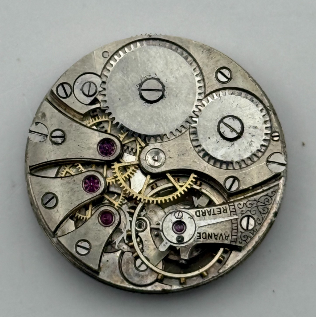 Unidentified 996 Watch Movement Manual Wind Vintage Parts Repair 24.2mm