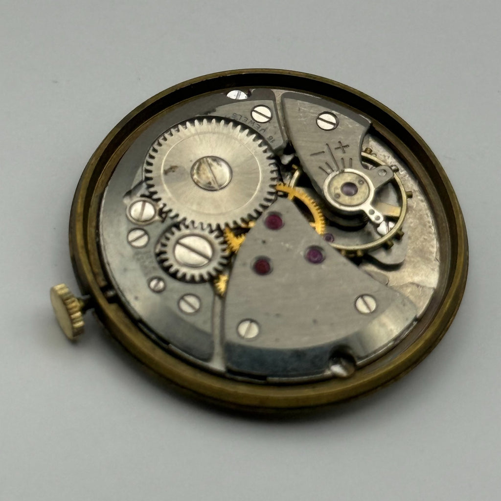 FHF 67 Watch Movement - Avia 15 Jewels - For Parts / Repair - 29.8mm