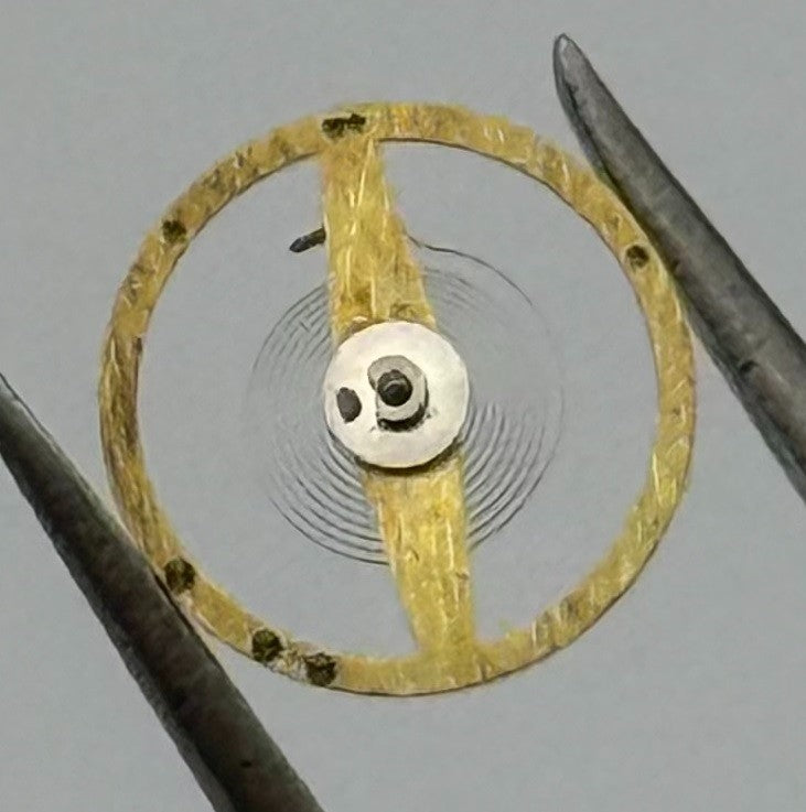 GSW 60 66 Balance Wheel Complete And Spring 5½’’’ 1068 Watch Movement Parts NOS