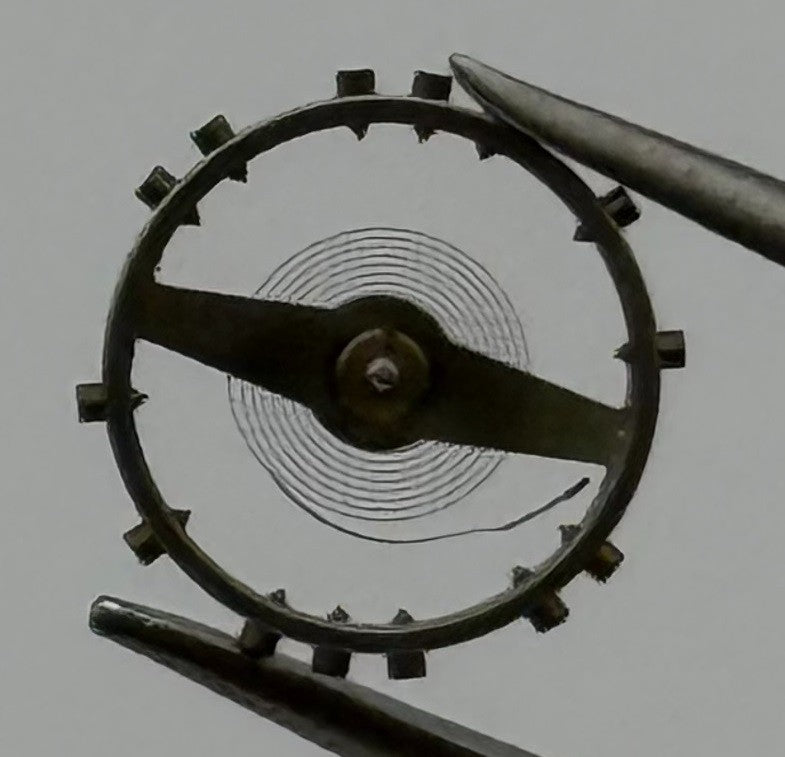 FHF 8 Balance Wheel Complete And Spring 8¾’’’ Renata 191 Watch Movement Parts