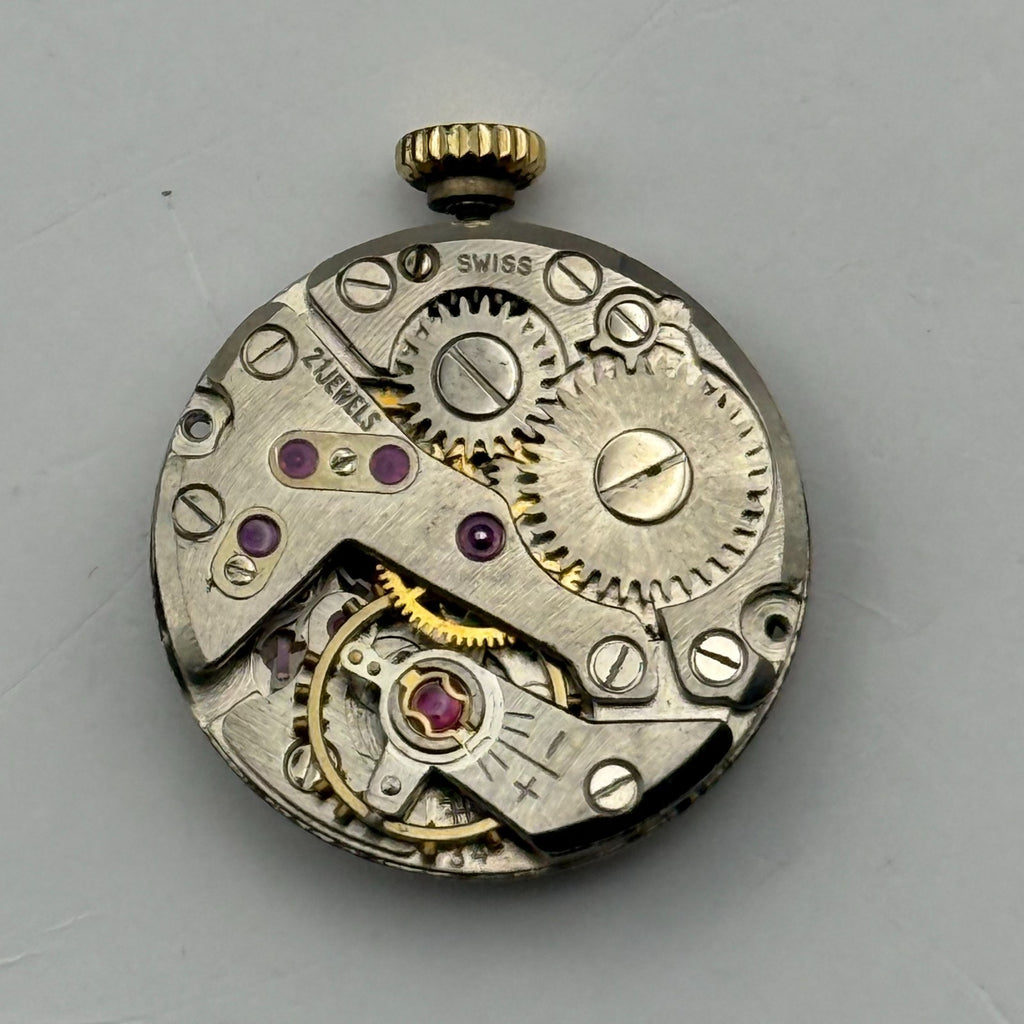 FHF 34 Watch Movement Rotary 21 Jewels Swiss Manual Wind Parts Repair 17.5mm