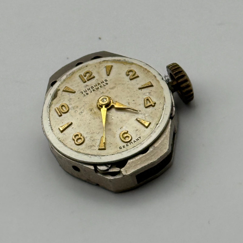 Junghans J73 Watch Movement Running Germany 15 Jewels Manual Wind Parts 15.2mm