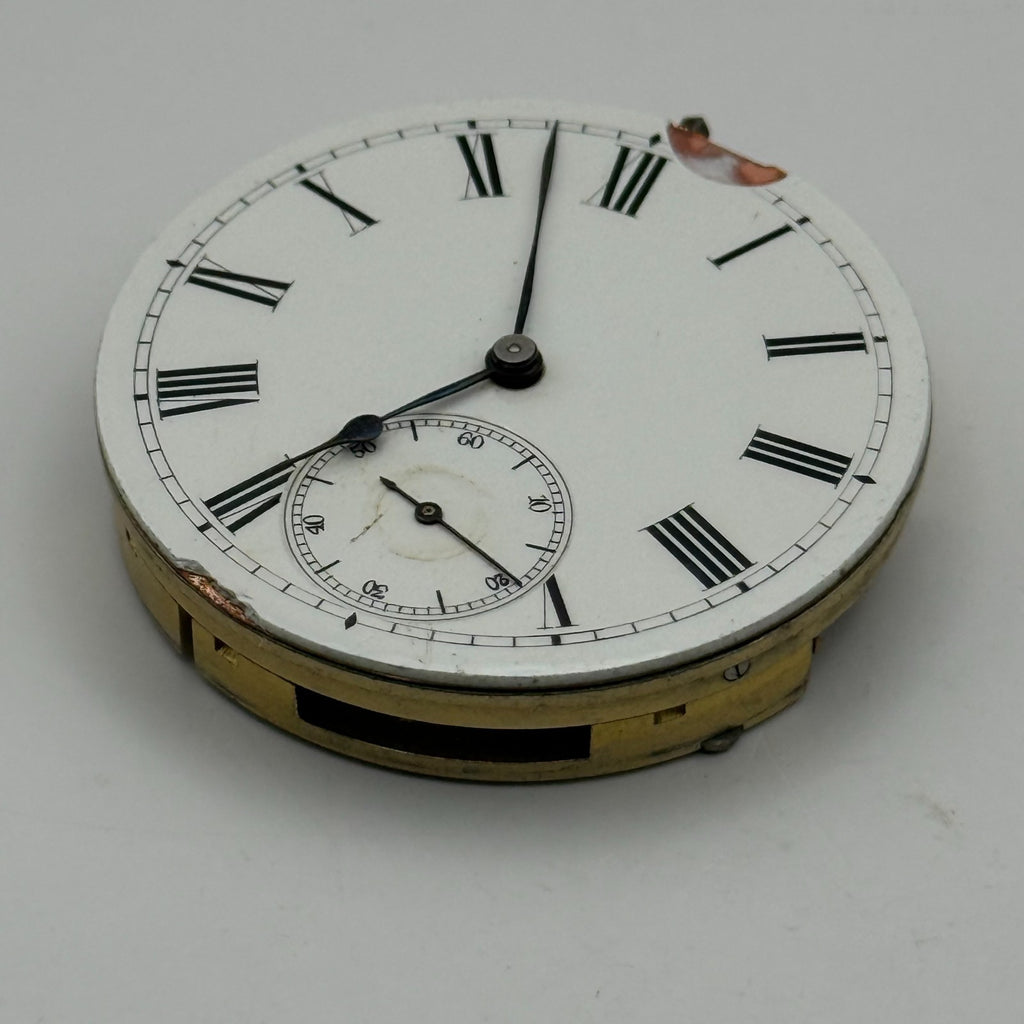 IWC Peerless Pocket Watch Movement Open Face High Grade S&Co Parts 39.7mm