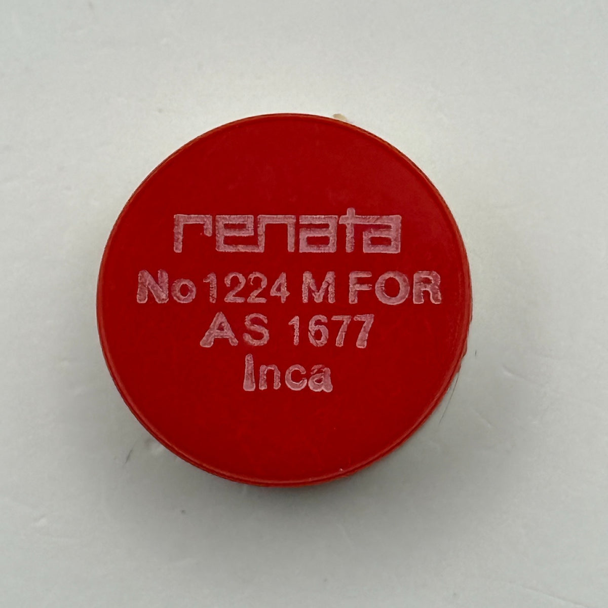 AS 1677 Balance Wheel Complete And Spring Renata 1224 M Watch Movement Parts NOS