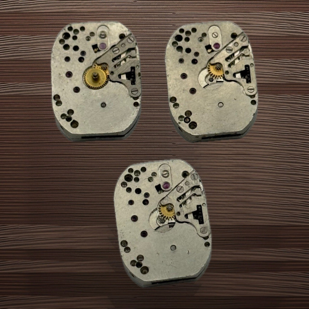 Zaria Luch 1800 Watch Movement Soviet USSR Ladies x 3 Pieces Parts Repair 14.1mm
