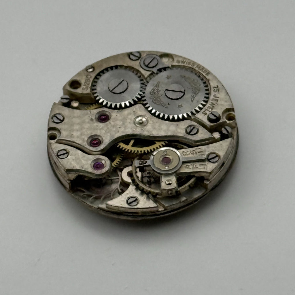 Rotary 5/290 Watch Movement 15 Jewels Swiss Manual Wind Parts Repair 19.3mm