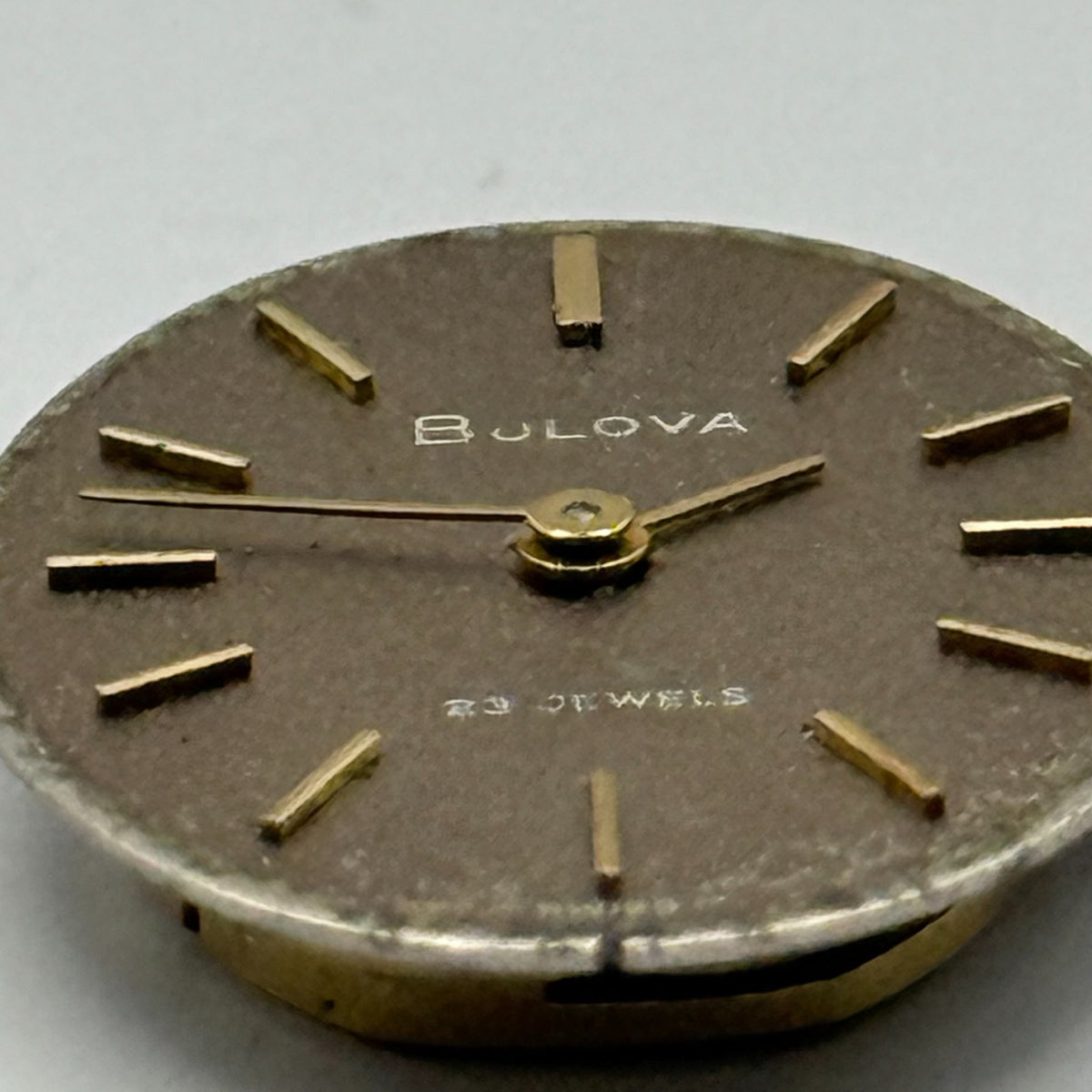 Bulova 5BD Watch Movement - Ladies 23 Jewels - For Parts / Repair - 12.8mm