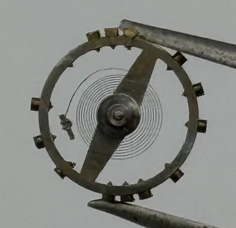 AS 655 Balance Wheel Complete And Spring 5¼’’’ Renata 22 Watch Movement Parts